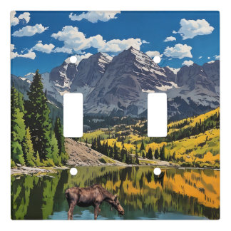 Maroon Bells Light Switch Cover