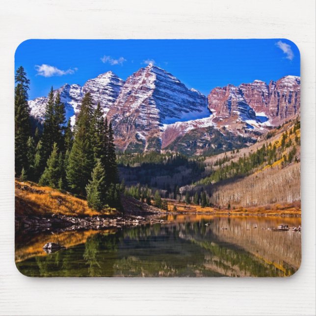 Maroon Bells Mouse Pad (Front)