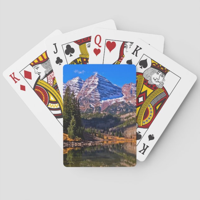 Maroon Bells Poker Cards (Back)