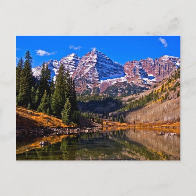 Maroon Bells Postcard (Front)