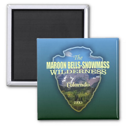 Maroon Bells_Snowmass arrowhead Magnet