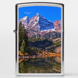 Maroon Bells Zippo Lighter