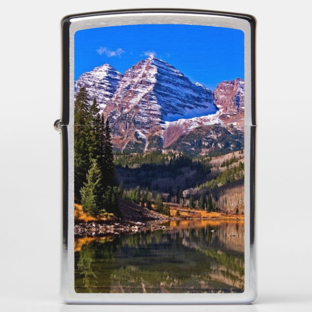 Maroon Bells Zippo Lighter (Front)