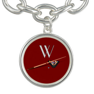Maroon Billiard Table Bracelet
