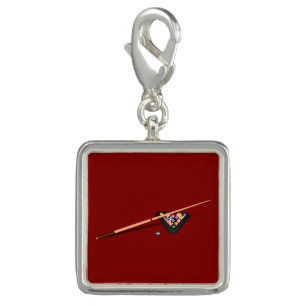 Maroon Billiard Table Charm