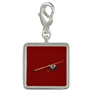 Maroon Billiard Table Charm
