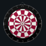 Maroon Black And White Dart Board<br><div class="desc">Maroon Black And White Dart Board</div>