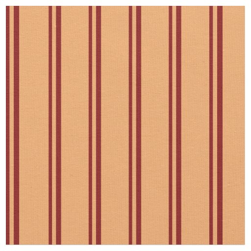 Maroon & Brown Pattern of Stripes Fabric