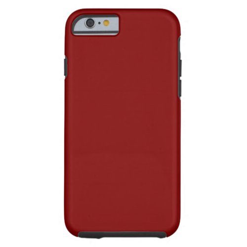 Maroon Color Solid Background Deep Red Color Rich Tough iPhone 6 Case