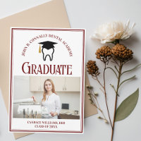 Maroon Dental School Photo Custom Graduation
