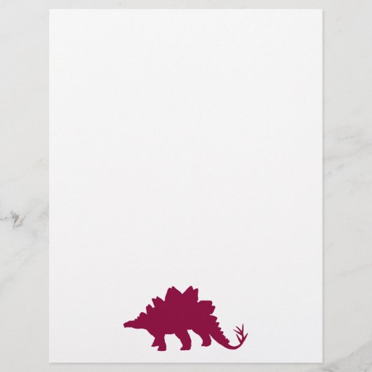 Maroon Dinosaur (Front)