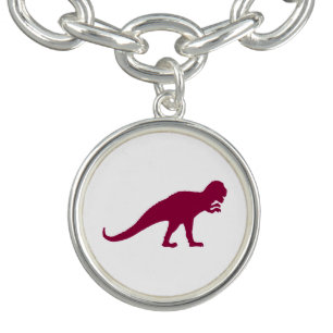 Maroon Dinosaur Bracelet