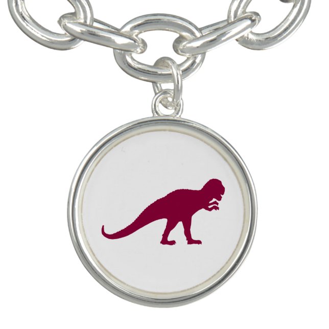 Maroon Dinosaur Bracelet (Design)