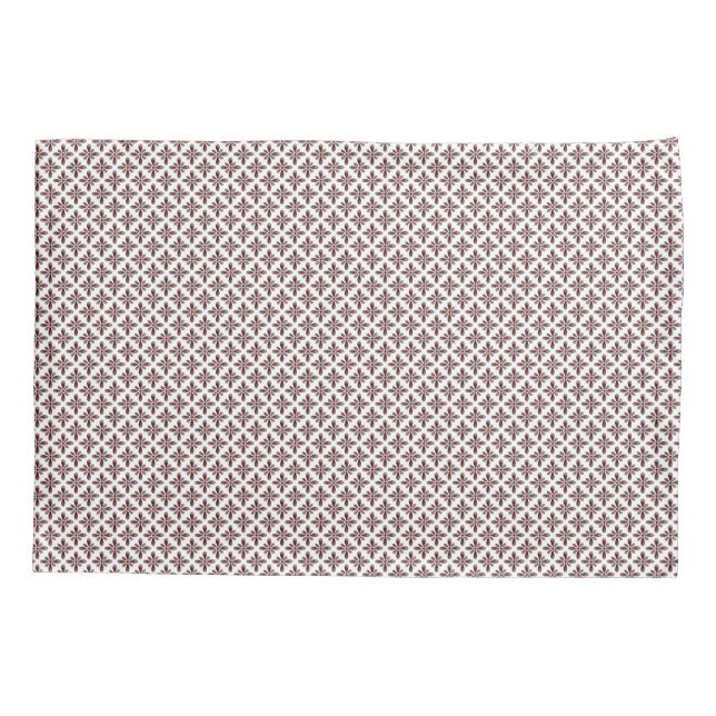 Maroon Double sided Single Pillowcase dorm decor (Back)