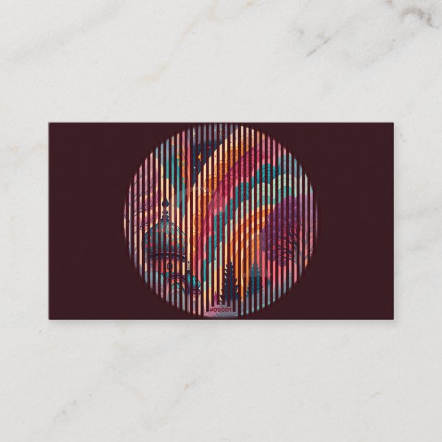 Maroon Fantasy Enclosure Card #00001 – Customize (Front)