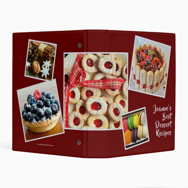 Maroon Five-photo Baking Recipes Avery Mini Binder (Background)