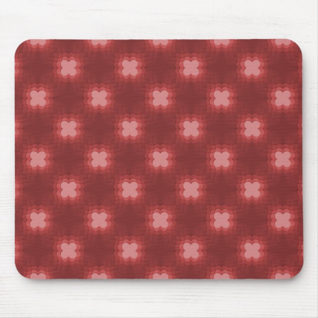 Maroon Funky Flair Mousepad (Front)