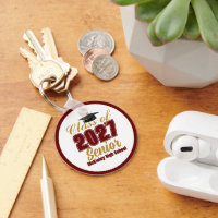 Maroon Gold Class of 2027 Senior Personalized