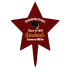 Maroon Gold Graduate Customized Graduation Party