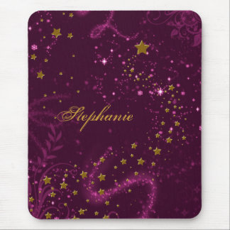 Maroon & Gold Tone Magical Mouse Pad