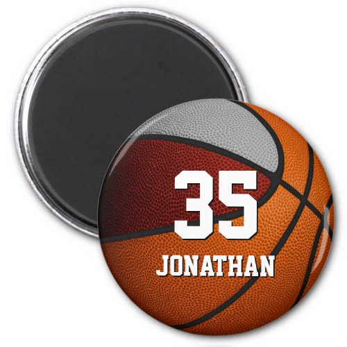 maroon gray basketball sports team gifts magnet