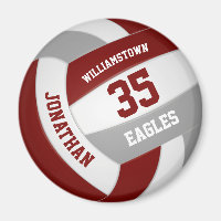 maroon gray volleyball team name boys girls