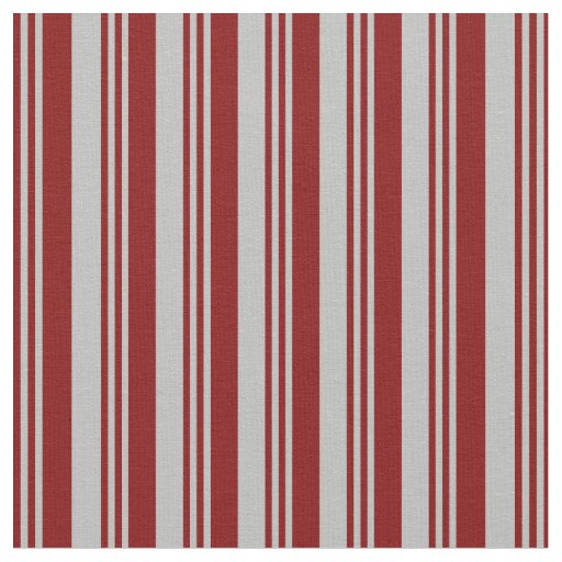 Maroon & Grey Lines Fabric