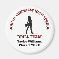 Maroon High School Drill Team Dancer Personalized