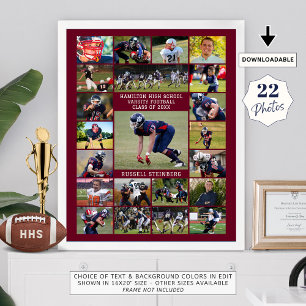 Maroon High School Senior Sports 22 Photos Poster