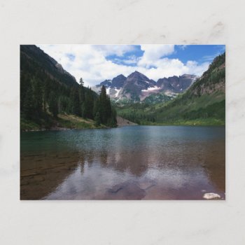 Maroon Lake Postcard by bluerabbit at Zazzle