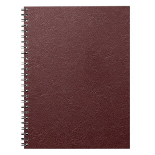Maroon Leather Notebook