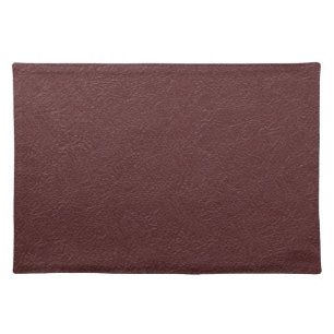 Maroon Leather Placemat