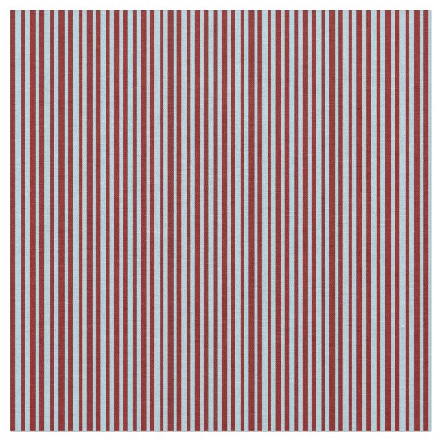 Maroon & Light Blue Stripes/Lines Pattern Fabric (Close Up)