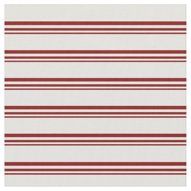 Maroon & Light Cyan Stripes/Lines Pattern Fabric (Close Up)