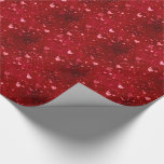 Maroon Love Heart Shape Wrapping Paper Maroon Love Heart Shape Wrapping Paper