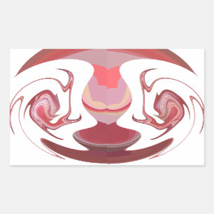 Maroon Majesty: Rustic Radiance Textured African Rectangular Sticker