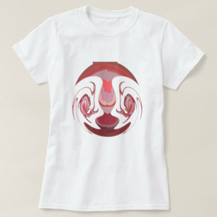 Maroon Majesty: Rustic Radiance Textured African T-Shirt