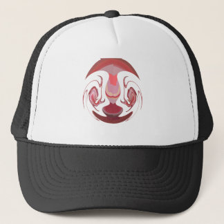 Maroon Majesty: Rustic Radiance Textured African Trucker Hat