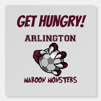 Maroon Monsters Cheering Poster