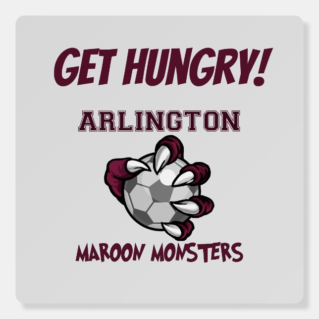 Maroon Monsters Cheering Poster (Front)