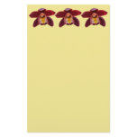 Maroon Orchids I Beautiful Red Floral Stationery