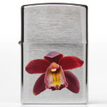 Maroon Orchids I Beautiful Red Floral Zippo Lighter