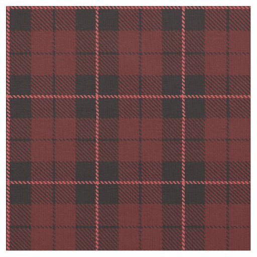 Maroon pink stripe plaid fabric print