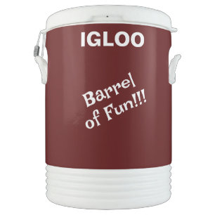 Maroon Portable Beverage Cooler for Any Occasion