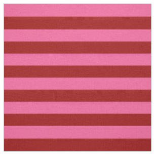 Maroon Red Pink Stripes Design  Fabric