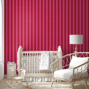 Maroon Red Pink Stripes Design Wallpaper