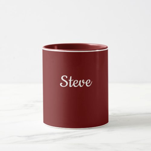 Maroon_Red Template white text Mug