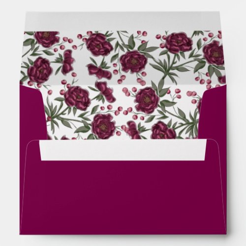Maroon Rose Wedding
