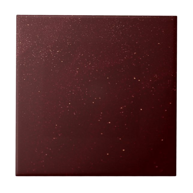 Maroon Sand Ceramic Tile (Front)