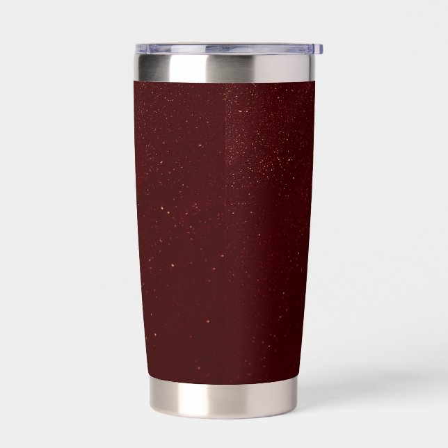 Maroon Sand Insulated Tumbler (Left)